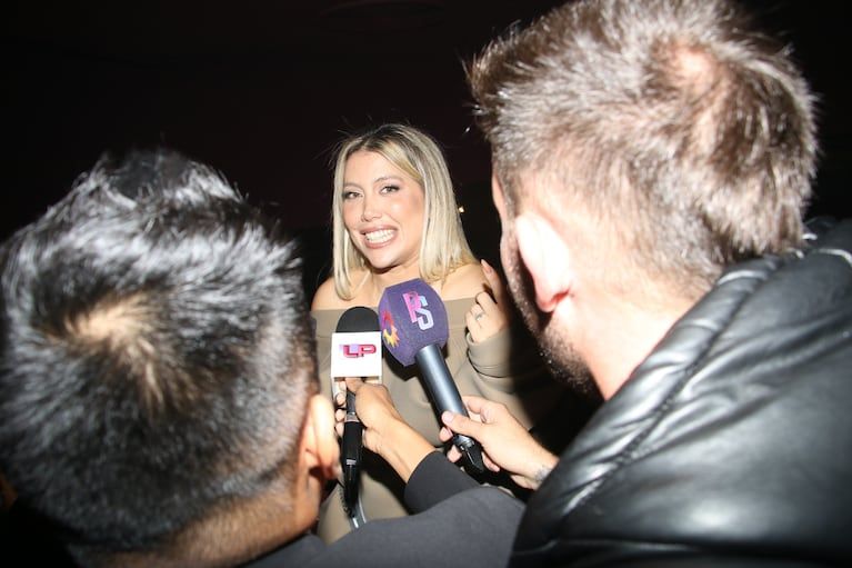 Wanda Nara estuvo presente en un evento y habló con los medios de comunicación. (Foto: Mobilpress).