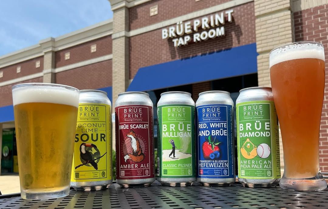 Las latas de elaboración de cerveza BrüePrint solían volar desde los estantes