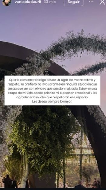 Vania Bludau rompe su silencio