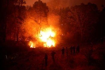 Grandes incendios forestales que afectaron