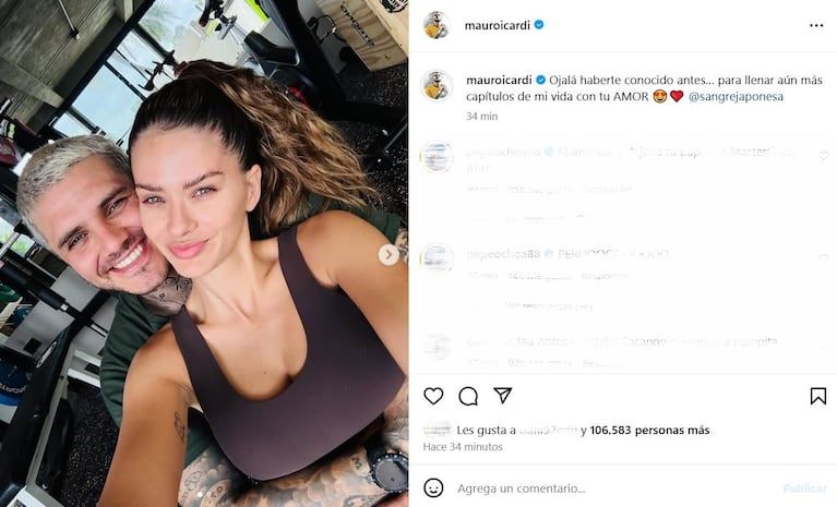 Foto: Captura de Instagram (@Mauroicardi)