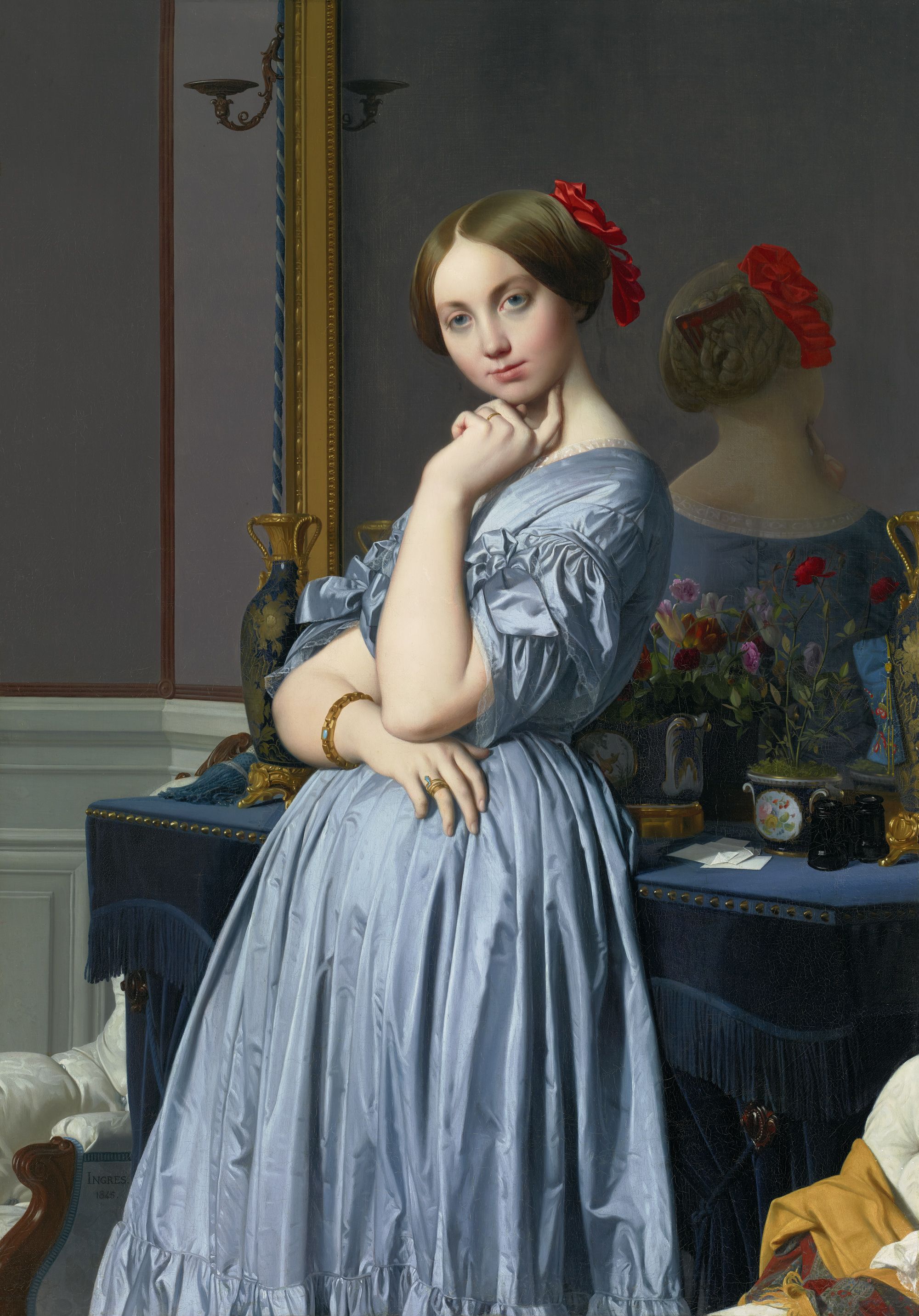 Además de Emma Hart, muchas mujeres cuelgan de las paredes de la galería, como 'Louise, Princess de Broglie', de ingresos