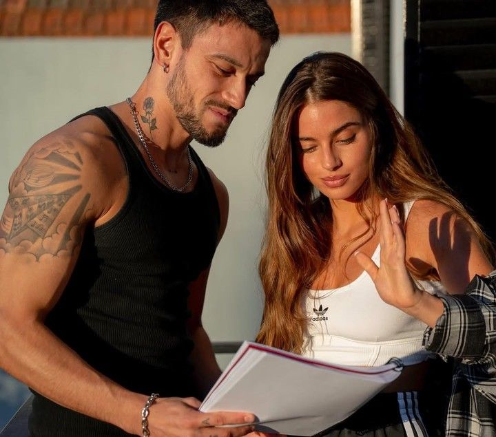 Agustín y Noa, en un ensayo completo. Foto: Instagram.