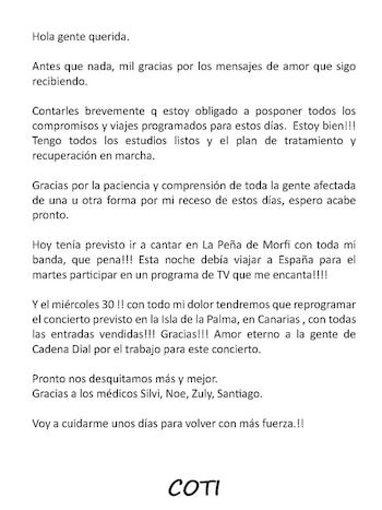Declaración de Sorokin durante