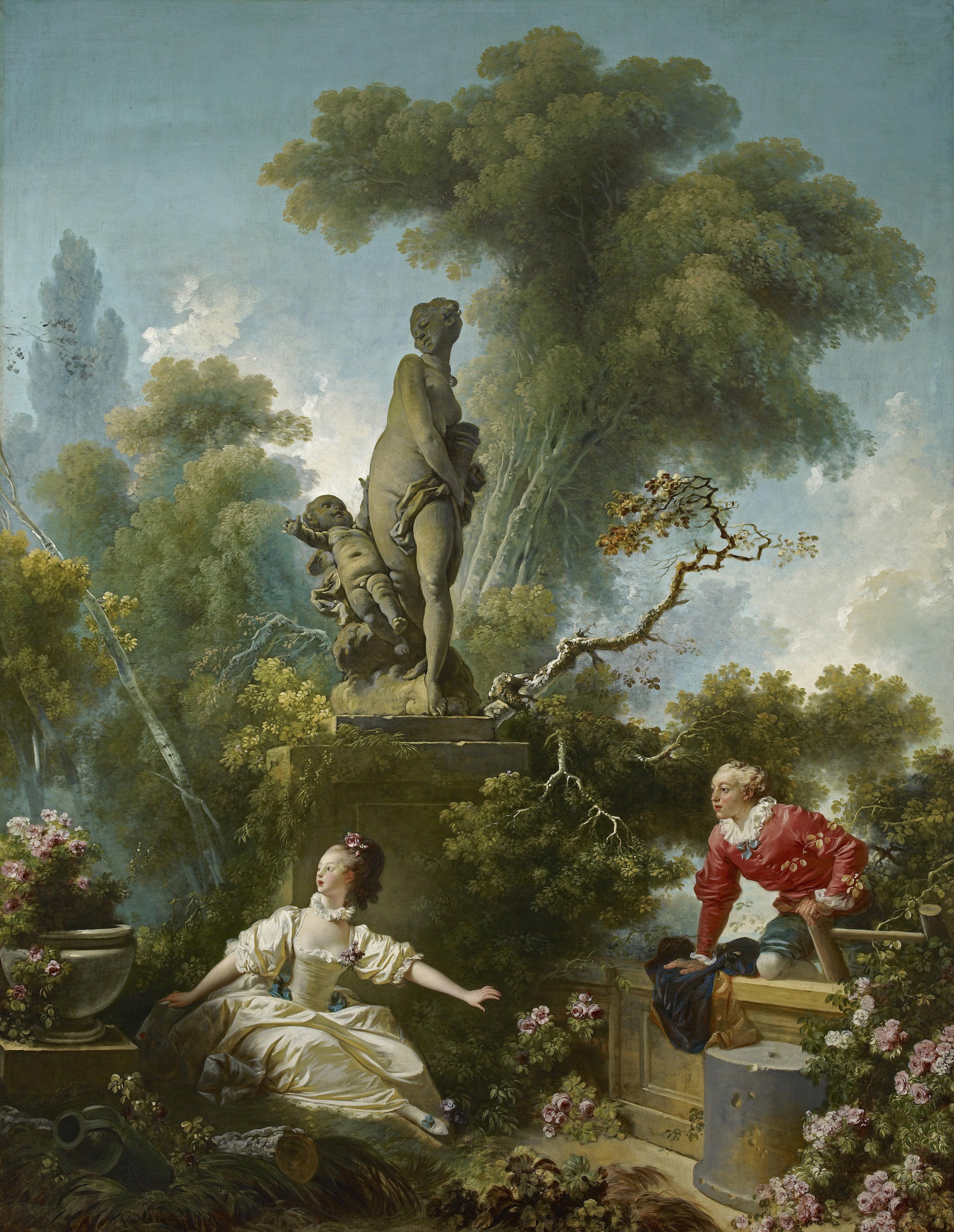 'El progreso del amor', de Fragonard