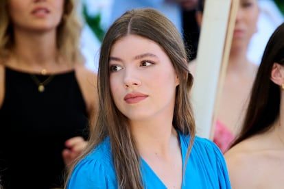 El Infanta Sofía durante los eventos celebrados con motivo de los Premios Princesa de Girona, el 10 de julio de 2024.