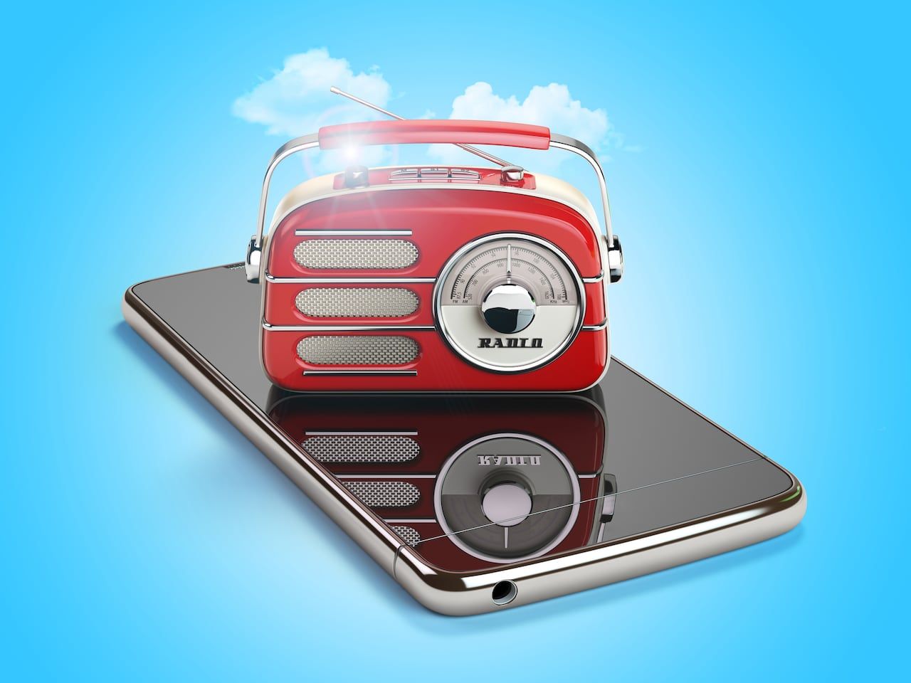 Algunos modelos de teléfonos celulares de Android tienen una aplicación de radio FM preinstalada.