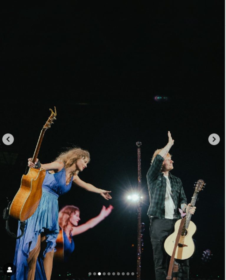 Los cantantes compartieron el escenario en Wembley. (Fuente: Instagram/Teddysphotos)