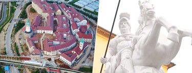 China tiene una réplica de 12 ciudades europeas con barrios parisinos y parte de la Alhambra. Y pertenece a Huawei