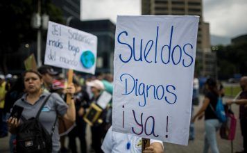 Venezuela registró 30 protestas por salarios justos y reclamos laborales Venezuela registró 30 protestas por salarios justos y reclamos laborales