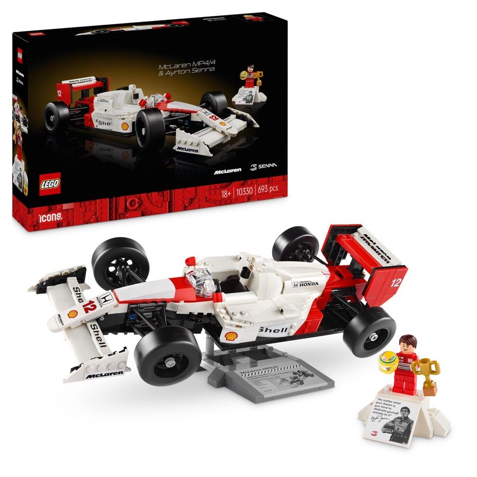 Íconos McLaren MP4/4 y Ayrton Senna Íconos McLaren MP4/4 y Ayrton Senna