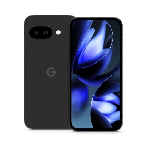 Google Pixel 9a: teléfono inteligente Android gratis con cámara IA, batería para todo el día y potentes funciones de seguridad - Obsidian, 128 GB