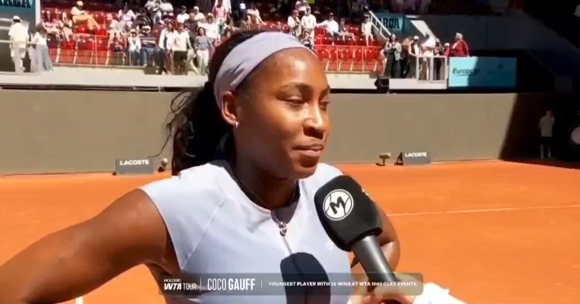 Gasff de coco durante Brugon en España