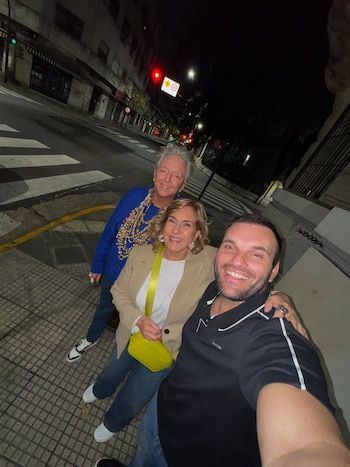 Pepe, Georgina y Ezequiel después
