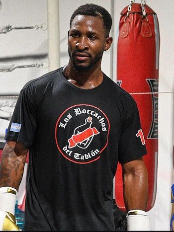 William Scull entrenando con un