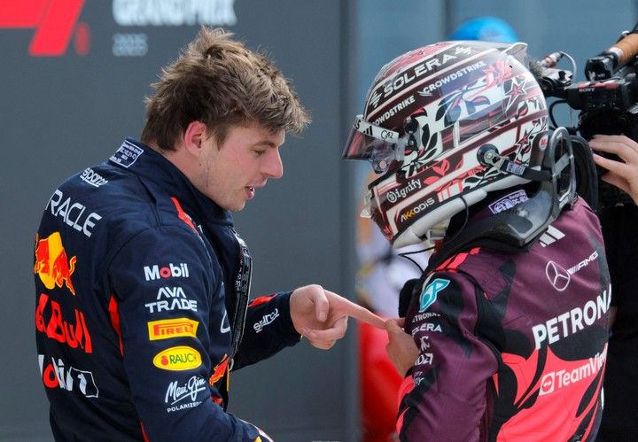 Verstappen y Kimi Antonelli.