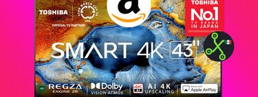 Bueno, hermoso y más barato que nunca en Amazon: Toshiba 4k de 43 pulgadas con AI y Fire TV, por 5,490 pesos y hasta 12 metros