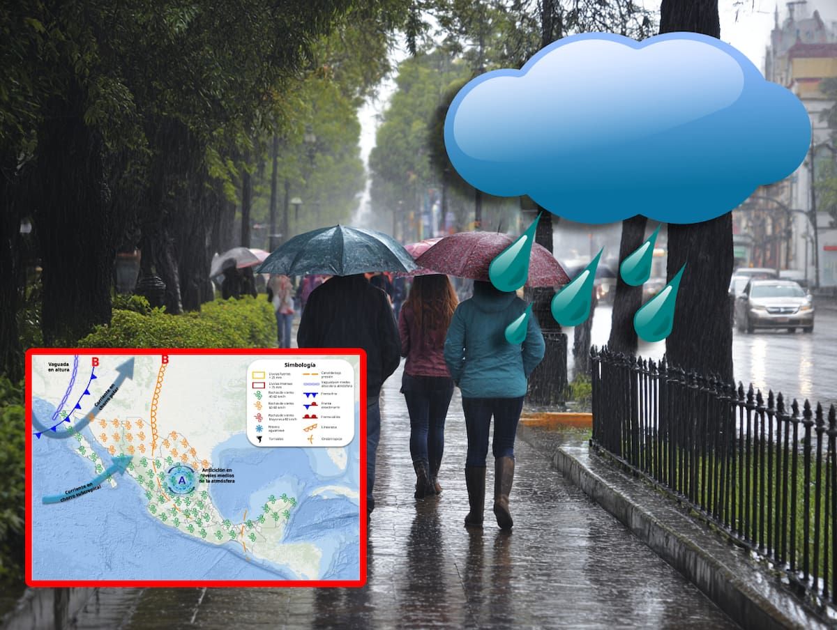 El SMN ha emitido una alerta para la aproximación de un frente frío que traerá lluvias, duchas y fuertes vientos con tolvas en el noroeste y el norte de México.