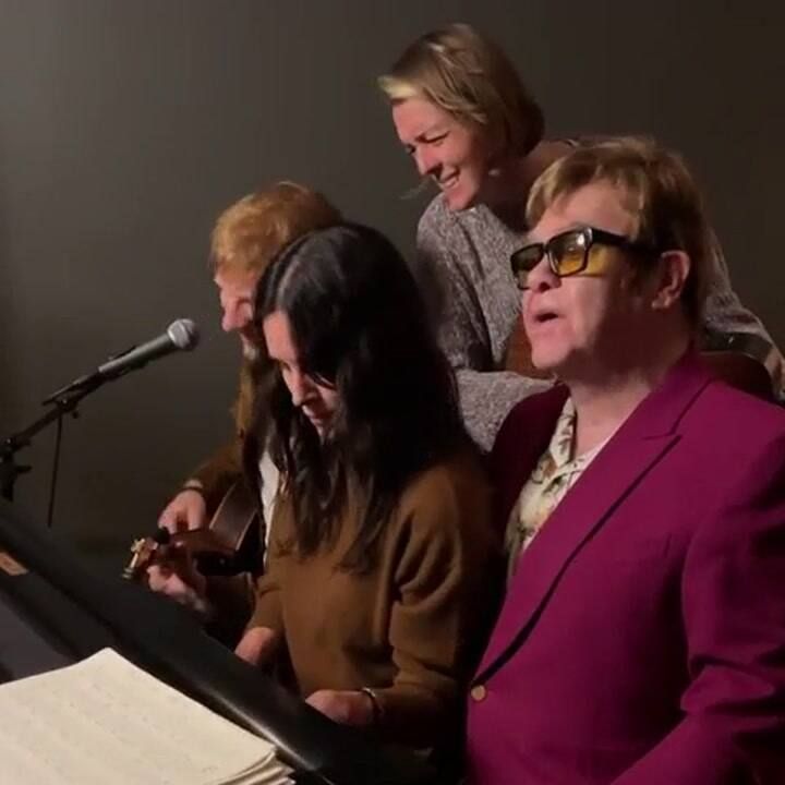 Cox con Elton John, Ed Sheeran y Brandi Carlile