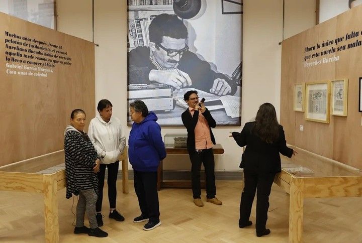 Exposición 'Everything Is Know: The Story of the Creation of Gabo', en Bogotá (Colombia). Efe/ Carlos Ortega