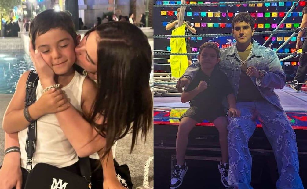 Emily Cinamon y Jaziel Avilez con Little Saúl Adiel / Fotos: Instagram @Emilyc.alvarez, @Jazielavilezoficial