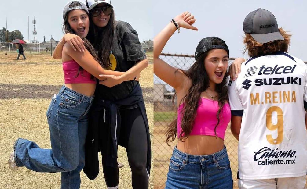 Galilea Montijo con su hijo Mateo y la joven actriz Tania Nicole / Foto: Instagram @galileamontijo
