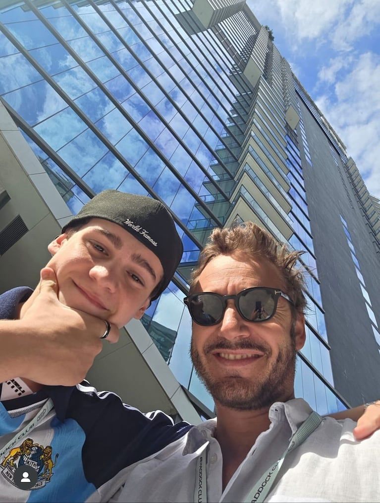Benjamín and Bautista Vicuña in Miami (Photo: Instagram capture).