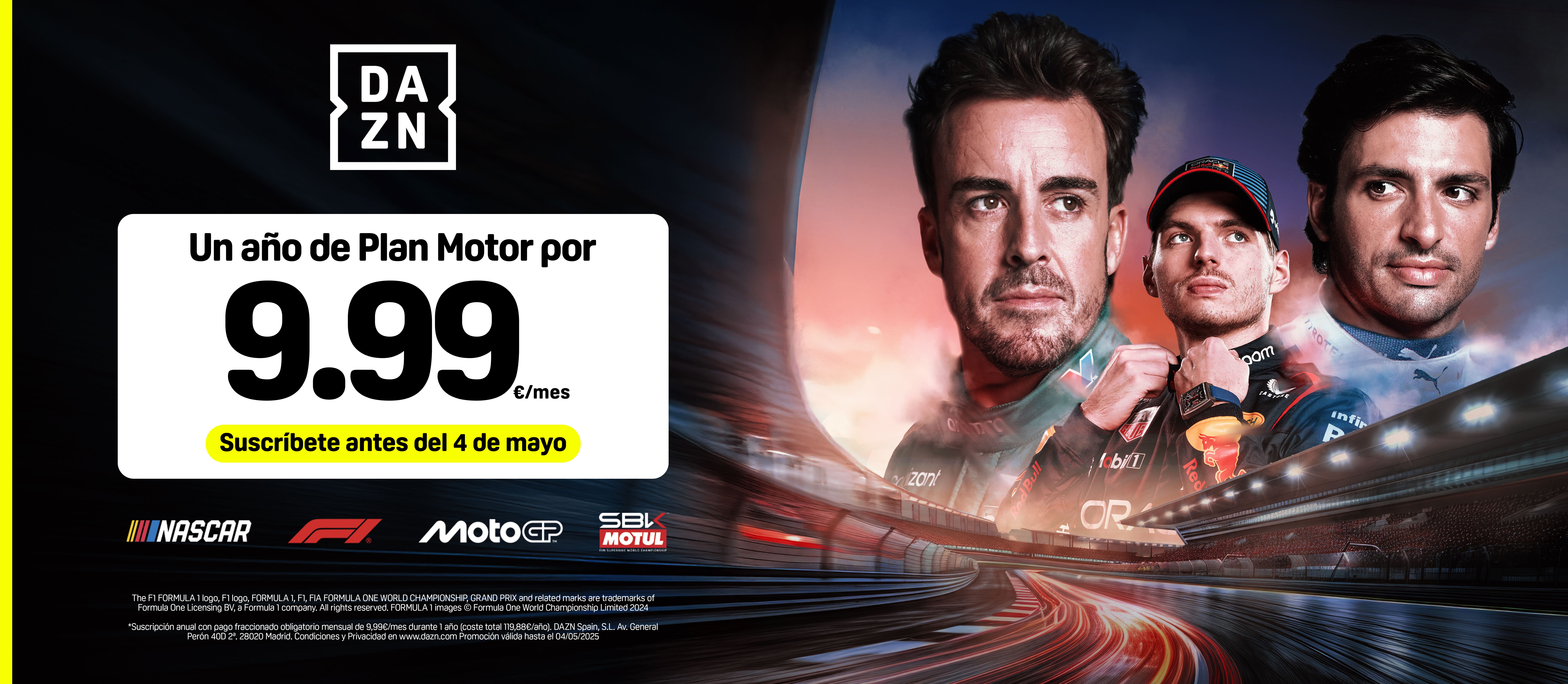 Horizontal KeyArt Formula 1 Start Motor 2025