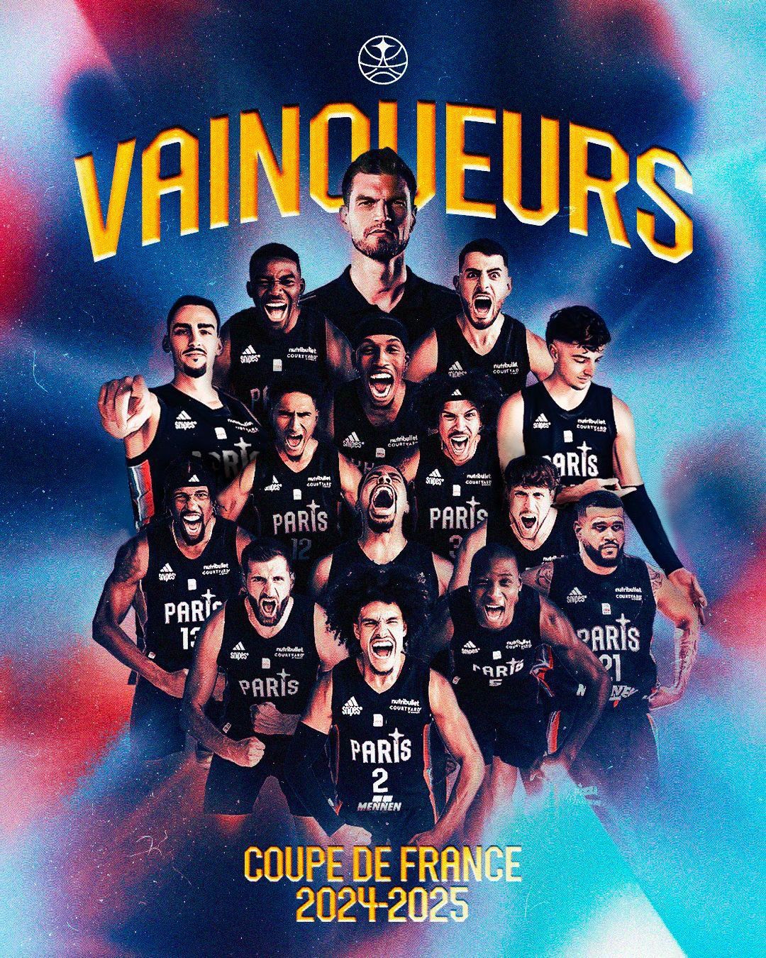 El baloncesto de París hace historia antes del tercer juego de playoffs conquistando su primera copa de Francia