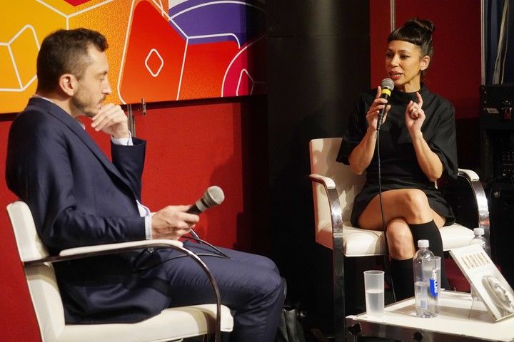 Iván Schargrodsky interviewed Victoria de Masi Photo: Martín Bonetto