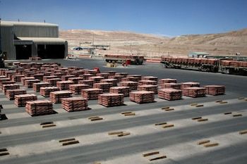 Placas de cátodo de cobre