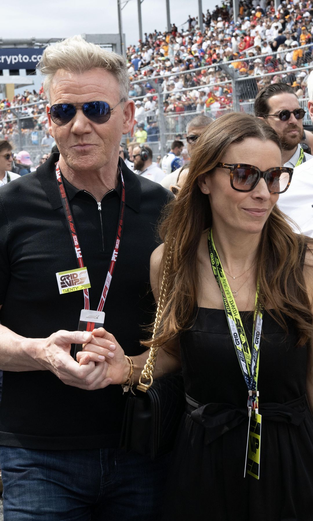 El chef y presentador Gordon Ramsay con su esposa Tana con quien ha estado casado por más de 25 años y tiene seis hijos.