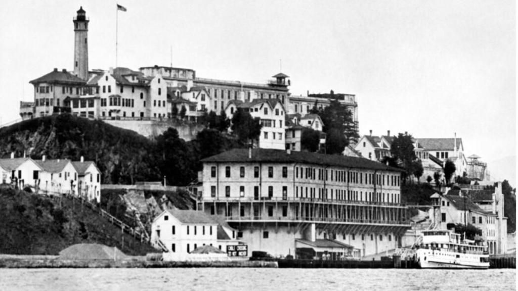 La mítica prisión de Alcatraz.