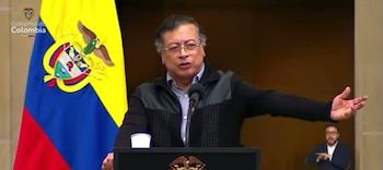 El presidente lanzó palabras fuertes