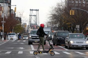 Usuarios de scooters eléctricos