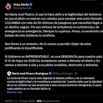 El candidato presidencial fue enviado