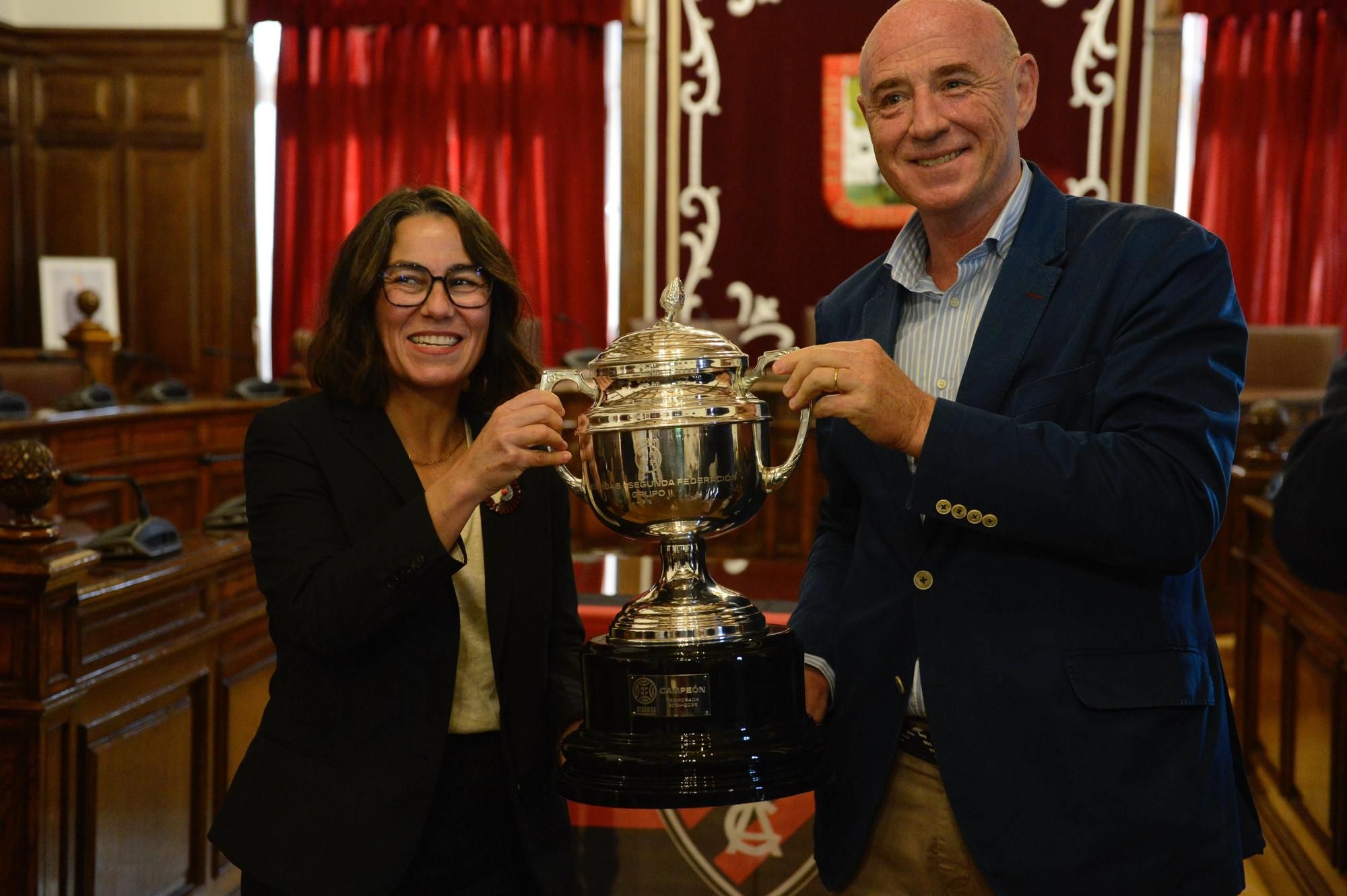 Recepción a arenas en el Ayuntamiento de Getxo