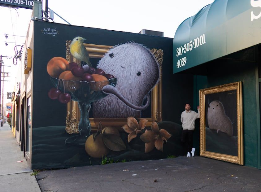 Jair Meza ha llevado sus murales a varias ciudades del mundo. Foto: Cortesía.