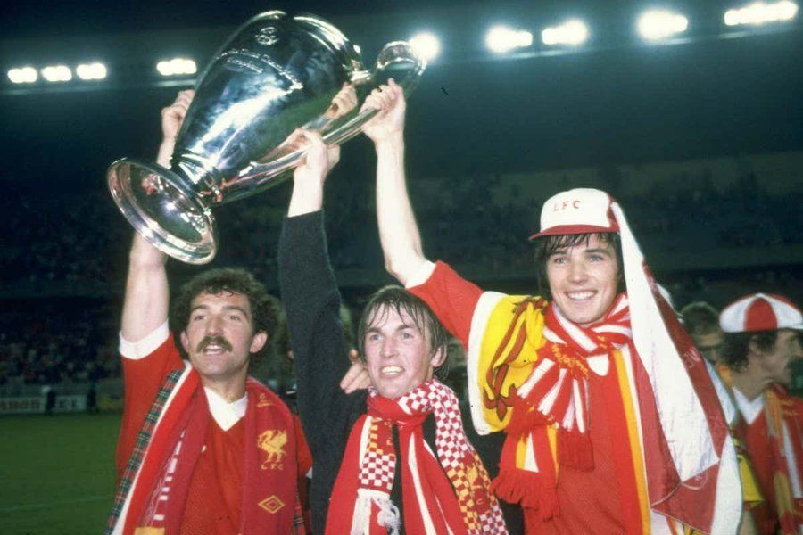 Graeme Souness, Kenny Dalliish y Alan Hansen, con la Liga de Campeones de 1980-81