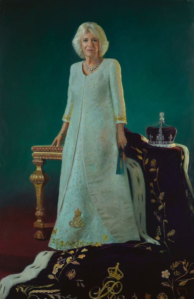 Foto de la reina Camilla en su coronación