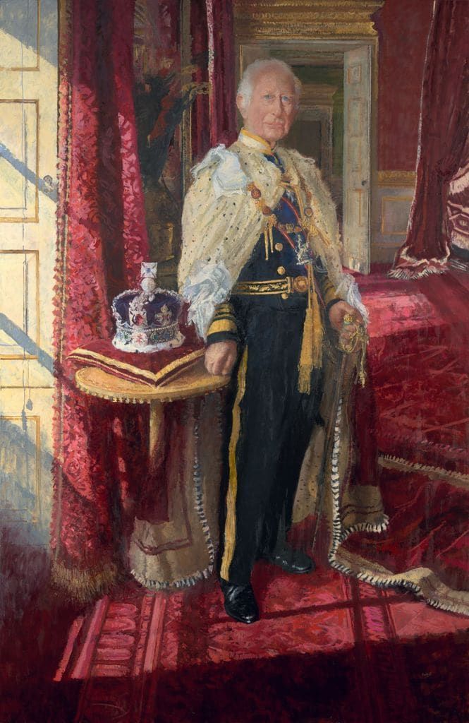 Imagen del rey Carlos III en su coronación