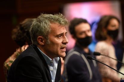 Domingo Corral, en el Festival Internacional de San Sebastián, en 2022, en una imagen de Movistar+