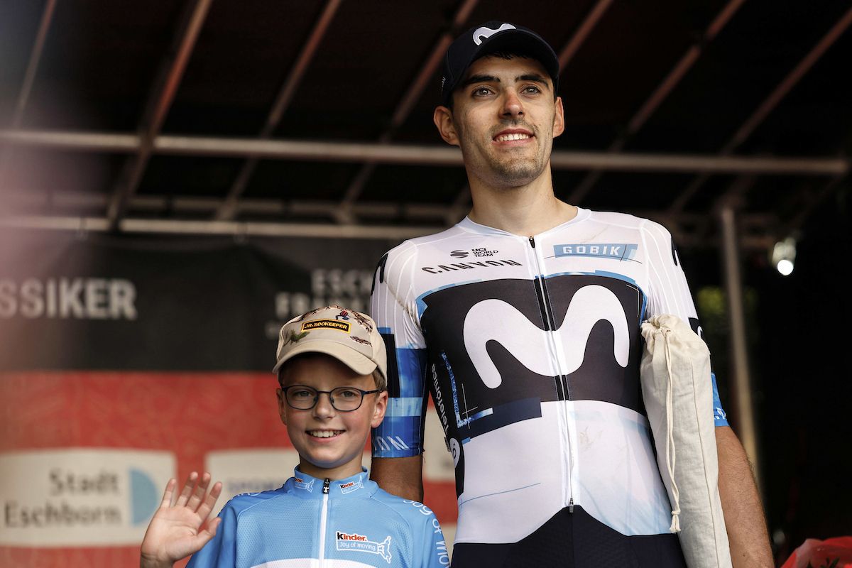 Jon Barrenetxea, en la Eschborn-Frankfurt 2025