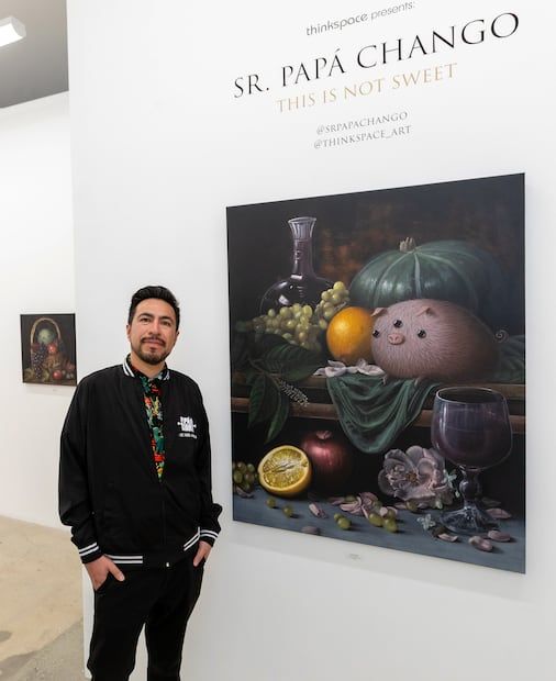 Jair Meza presentó su trabajo en la Galería Thinkspace, en Los Ángeles, California. Imagen: cortesía.