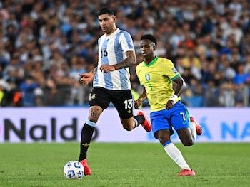 Cristian Romero and Vinicius Junior