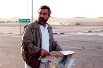 Durante la filmación de Siriana