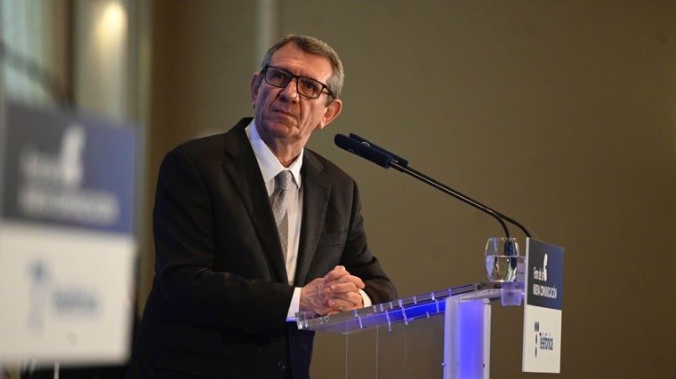 José Luis Restán, at a time of the forum