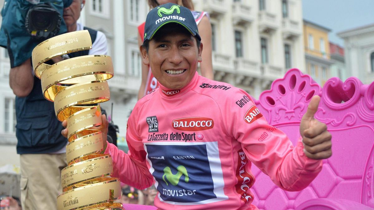 Nairo Quintana, como ganador del turno.