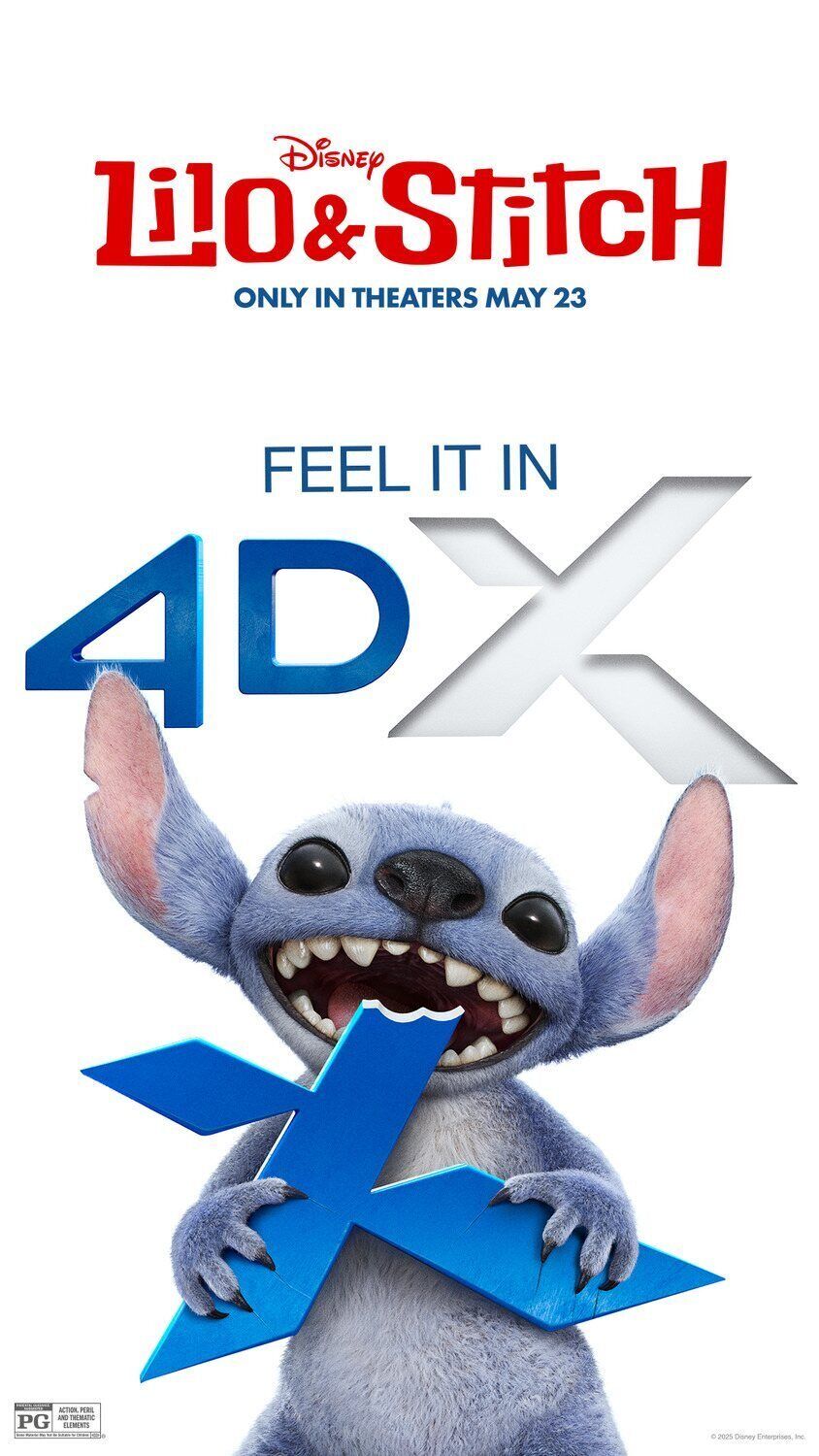Póster 4DX de 'lilo y puntada'