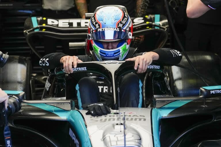 Andrea Kimi Antonelli en Monza, Italia (AP Photo/Luca Bruno)